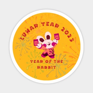 Lunar Year 2023 Year of the Rabbit Magnet